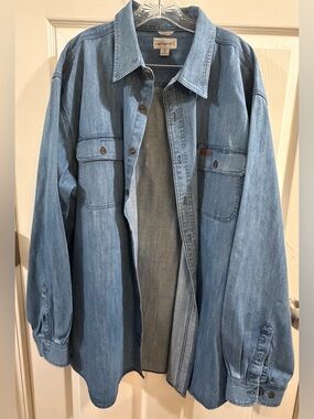 Carhartt Light Blue Denim Shirt Jacket